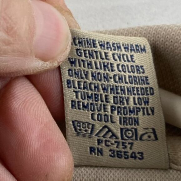 Izod Polo - Cream color with embroidered Logo XL - Picture 7 of 10